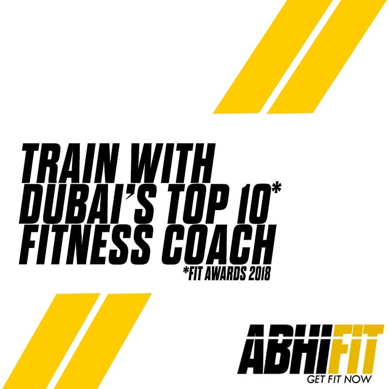 Train With Dubai Top 10 Fitness Coach Abhinav Malhotra Fit Awards 2018
